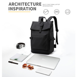 Sac à dos de voyage extérieur personnalisé, sac à dos à roulettes pour ordinateur portable, sac à dos scolaire étanche pour ordinateur portable, sac à dos moderne en cuir pour ordinateur portable - Product Image 2