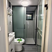 Cabaña de Lujo Impermeable de 20 pies con Doble Ala Expandible y Terraza en el Techo para Resorts de Lujo y Vida al Aire Libre
