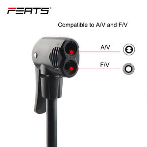 Cuerpo de acero y Base TPR, 160psi, con adaptador de válvula A/V D/V, 100cm, manguera, bomba de <span class=keywords><strong>suelo</strong></span>, accesorios <span class=keywords><strong>para</strong></span> bicicleta - Product Image 3