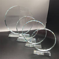 Trophées en cristal personnalisables à graver, cadeaux souvenirs vierges, trophées en cristal