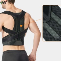 Ceinture d'épaule réglable pour le soutien du dos, correcteur de posture pour hommes et femmes