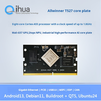 Chipboard QiHua Allwinner A527/T527 pour carte de développement Octa-core Linux Android Ubuntu/Debian surpasse de qualité industrielle