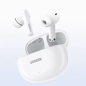 หูฟังไร้สาย UGREEN WS200 HiTune T6 ANC TWS พร้อมระบบตัดเสียงรบกวนแบบแอคทีฟ กันน้ำระดับ IPX5 บลูทูธ <span class=keywords><strong>5.3</strong></span> สำหรับ <span class=keywords><strong>iPhone</strong></span> 16 - Product Image 1