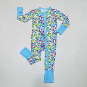 Ruidian - Pijama <span class=keywords><strong>de</strong></span> Bambú para Bebé, Personalizado, al por Mayor, Precio Competitivo, con Cierre, No Aburrido, Unisex, con Estampado Infantil - Product Image 1