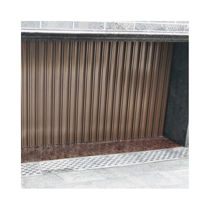 Alliage d'aluminium Nouvelle <span class=keywords><strong>porte</strong></span> de <span class=keywords><strong>garage</strong></span> automatique combinée noire pour villa <span class=keywords><strong>Porte</strong></span> de <span class=keywords><strong>garage</strong></span> moderne - Product Image 1