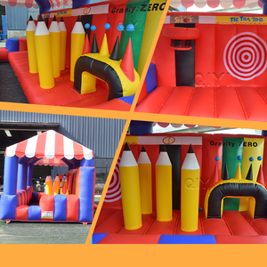 Jeux gonflables de fête à louer, stand de jeux gonflables de carnaval en plein air, boutique de snacks gonflable, jeux pour enfants pour événements - Product Image 6