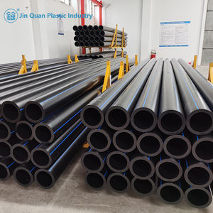 Tuyau de drainage flexible haute pression en PEHD PE100 de 15 pouces, diamètre 160 mm, épaisseur 6 mm, raccordement par colle pour l'eau - Product Image 4