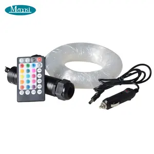 Mayki APP Remote Controller RGB Fiber Optic Car Roof Light With 400 550 Strands Optical Fiber For Starry Sky Car Hobby Using