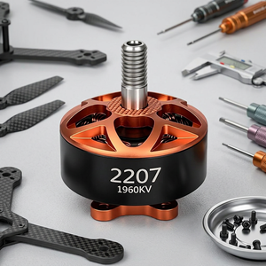 มอเตอร์ไร้แปรงถ่าน Full Throttle 2207 1960kv แรงบิดสูง มอเตอร์ไร้แปรงถ่าน 5 นิ้ว สำหรับโดรน FPV Freestyle ความเร็วสูง ควอดคอปเตอร์ 6S - Product Image 3