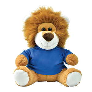 Peluche Leone Mini Carino Personalizzato 15cm 20cm in Poliestere Morbido Animale Imbottito con Maglietta Personalizzata PP Vendita all'Ingrosso 2025 - Product Image 1