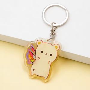 Llavero acrílico transparente Vograce Pro con logo personalizado, llavero de plástico de anime, llavero acrílico personalizado, dijes de plástico, llavero impreso - Product Image 3