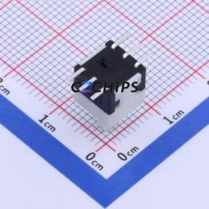 K8-8081S-L1 Push Button Switch SMD Switch Self-Locking Rectangle Plunger Vertical Mount 100mA - Product Image 2