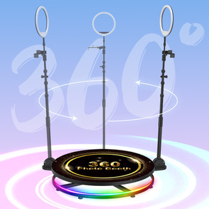Q Style 360 Photo Booth 68-115Cm Aluminum Alloy Rotating Platform With Wi-Fi Remote Control For 3-4 People Photography - Product Image 4