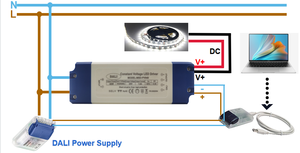 خمس سنوات الضمان ثابت الجهد امدادات الطاقة 12v 24v 48v 60w led دالي عكس الضوء ضوء سائق داخلي PC قذيفة مصنع - Product Image 6