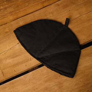 Chapeau de sauna en coton biologique à base de plantes naturelles de sapin noir, accessoire de spa, idéal pour la relaxation en hammam et le bain. - Product Image 2