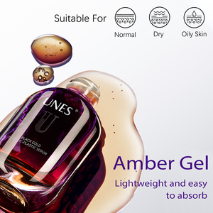Suero Facial <span class=keywords><strong>Triple</strong></span> Potencia Unes para Reafirmar, Dar Elasticidad, Iluminar, Suero de Colágeno para Líneas Finas y Arrugas, Suero Antienvejecimiento para el Rostro - Product Image 2