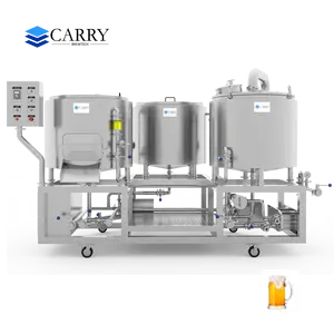 고품질 200L 300L 400L 500L 맥주 양조 기계 마이크로 양조 장비/공급 업체 맥주 파일럿 양조 시스템 나노 양조