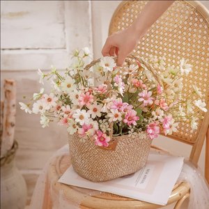 Nouveau Design Populaire Fleurs Artificielles Bouquet de Cinq Petites Fleurs Sauvages Décoration de Mariage Maison Décoration de Bureau Garden Party - Product Image 2