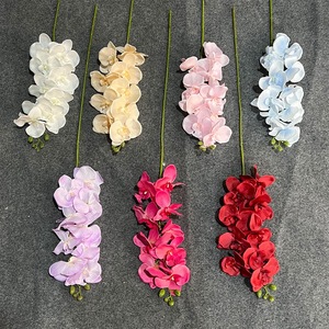 Bouquet de Phalaenopsis artificiel en latex à toucher réel, vente en gros pour la décoration de la maison, du bureau, des mariages et des festivals - Product Image 4