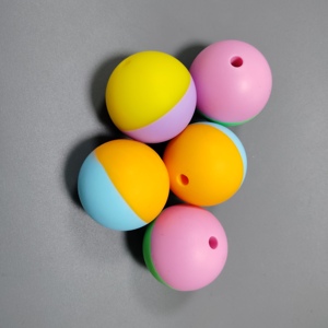 Palla in Silicone di Alta Qualità ed Elasticità per Cani e Gatti, Resistente ai Morsi, Sicura e Non Tossica, Perforata per <span class=keywords><strong>il</strong></span> Divertimento degli Animali Domestici - Product Image 5