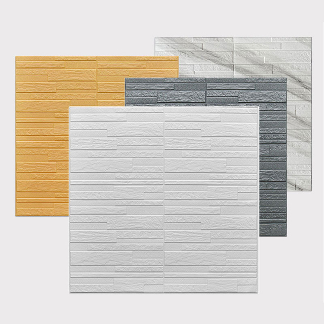 Wholesale XPE Foam Wall Sticker 3d Brick Home Decoration Wall Decal Removable Adhesive Wallpaper for Home Office