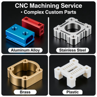 Pièces usinées CNC 5 axes de haute précision |   Composants personnalisés en aluminium et acier inoxydable |   Tolérance de ±0,005 mm