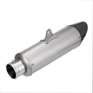 Tubo de Escape para Motocicleta de Acero Inoxidable, Estilo Cola de Tiburón, Universal para NINJA400 R3 <span class=keywords><strong>MT</strong></span> <span class=keywords><strong>15</strong></span> 450SR C27 - Product Image 4
