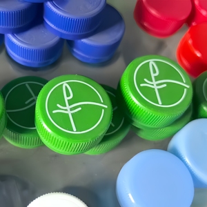 Tapas de Botella de Plástico con Serigrafía de Logotipo Personalizado, Tapas Giratorias a Prueba de Manipulación de 28, 30, 38 mm, Tapas de Botella de Agua de Colores - Product Image 1