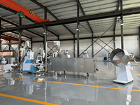 Nouvelle machine à granulés d'aliments pour animaux, moteur électrique, automatique, en acier au carbone, capacité de 80 kg/h, production d'aliments pour poissons, de farine de soja et de nourriture pour animaux de compagnie