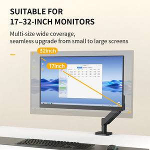 แขนจอมอนิเตอร์แบบแก๊ส KHCOOHOO รุ่นใหม่ พร้อมระบบหมุนได้ 360 องศาตามหลักสรีรศาสตร์ สำหรับจอขนาด 13-32 นิ้ว รองรับมาตรฐาน VESA 75/100 รับน้ำหนักได้ 10 กิโลกรัม มีสินค้าในสต็อก - Product Image 3