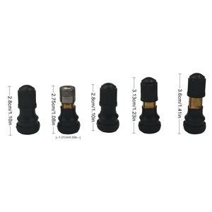 Tige de valve tubeless en caoutchouc massif, embout américain, pour remplacement et réparation - Product Image 3