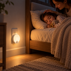 Luz LED con Sensor de Movimiento para Ahorro de Energía, Enchufable, Luz Nocturna con Sensor de Luz, 0.5W, 2700K, Blanco Cálido, ABS, para Escaleras y Pasillos - Product Image 4