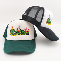 Gorra Trucker Personalizada de Espuma con 5 Paneles, Malla Trasera y Logotipo Bordado al por Mayor para Hombre