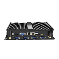 Mini PC industriel personnalisé J4125 Ordinateur embarqué à faible puissance avec conception sans ventilateur étanche IP65 en stock!