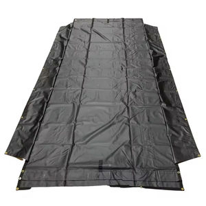 NCF 18 Oz. Vinilo impermeable negro Lona de asfalto de 7 pies de ancho Lona de camión de asfalto <span class=keywords><strong>para</strong></span> camiones volquete de 12 a 26 pies Cama - Product Image 1