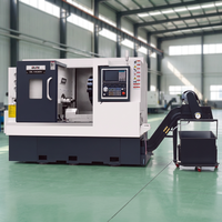 Torno CNC de Servomotor de Alta Rigidez y Contrapunto Programable, Personalizable, de Servicio Medio, para Mecanizado CNC, TAIWAN-SYNTEC