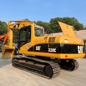 Excavatrice hydraulique Caterpillar 320C d'occasion, excavatrice sur chenilles CAT 320C d'occasion avec pièces d'origine, faible nombre d'heures, stable - Product Image 2