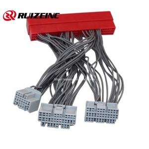 OBD2 OBD Удлинительный Кабельный разъем адаптер 3 к 1 штекеру OBD 2 Diagno Ecu джемпер жгут проводов - Product Image 4