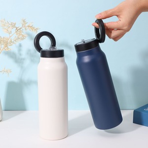 Botella Deportiva Aislada con Asa, Soporte Magnético para Teléfono, Gran Capacidad, Acero Inoxidable, para Exteriores y Auto - Product Image 2