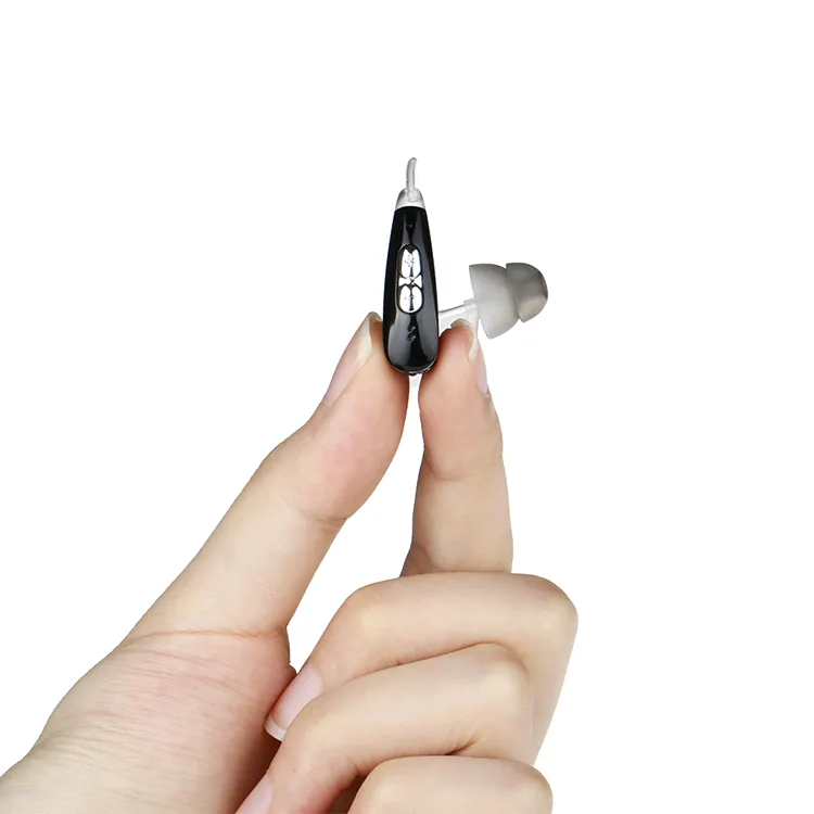 BTE kulak yardımcıları ses amplifikatörü görünmez tüp dijital çin Mini işitme cihazı