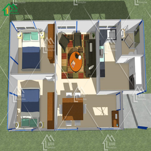 Cas préfabriquée prezzi maisons préfabriquées afrique du sud fabricants à faible coût maison préfabriquée estimations article po - Product Image 4