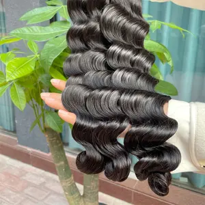 Hot Selling Raw Indian Hair Cuticle Aligned Hair Bundles From India Vendor Loose Deep Wave Extension