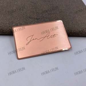 Fábrica que Suministra Tarjetas de Visita Personalizadas de Acero Inoxidable para Automóviles con Orificio para Chip - Product Image 2