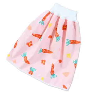S3137婴儿卡通尿布裙婴儿防水尿布裤可洗纯棉儿童防尿裙