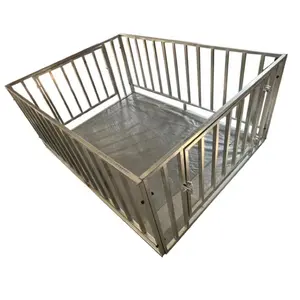 Balança eletrônica para animais, balança digital para pesagem de gado, 1ton, 2ton, 3ton, com cerca, para peso de gado