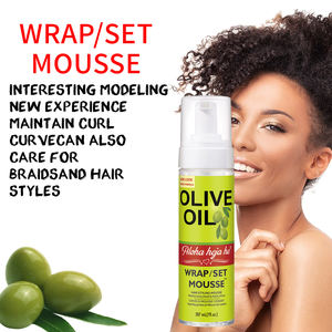 Eigenmarke Olivenöl Langanhaltende Styling-Haar-Mousse Feuchtigkeitsspendend Anti-Frizz Olivenöl Haarstyling-Mousse - Product Image 3