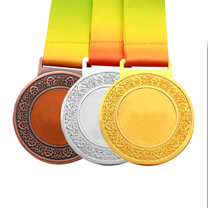 Medalla de Cristal Grabada con Láser Ecológica de Primera Calidad, Dorada, Plateada y Bronceada, para Competiciones Atléticas, Maratones y Premios - Product Image 1