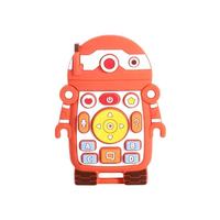 Robot télécommandé en silicone, cadeau de fête pour bébés et jeunes enfants, bâton à mâcher pour soulager les gencives, anti-morsure de la main