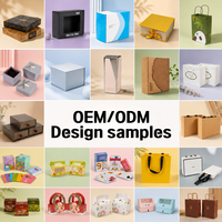 Boîte cadeau en papier pliable personnalisée avec logo pour Noël, pour bonbons et petits cadeaux de fin d'année, fabriquée par le fabricant d'origine en gros