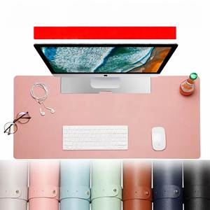 Manufacturer's Ready-made Leather Mouse Pad Double-Sided <b>Large</b> <b>Desk</b> Pad Waterproof Washable Eco-Friendly Brand Customized - Product Image 3
